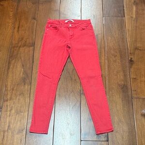 Else Vibrant Red Women's Skinny Jeans